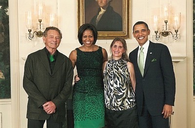 Theo Dunfey, Micheal Obama, Nadine B. Hack, President Obama